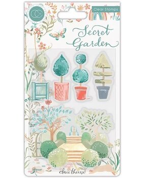 Craft Consortium Secret Garden Topiary Clear Stamps (CCSTMP061) (OUTLET)