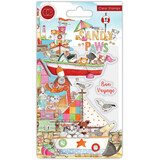 Craft Consortium Sandy Paws Bon Voyage Clear Stamps (CCSTMP064) (OUTLET)
