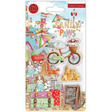 Craft Consortium Sandy Paws Sand Castle Clear Stamps (CCSTMP066) (OUTLET)