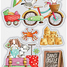 Craft Consortium Sandy Paws Sand Castle Clear Stamps (CCSTMP066) (OUTLET)