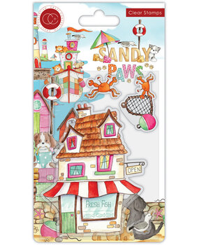 Craft Consortium Sandy Paws Fresh Fish Clear Stamps (CCSTMP067) (OUTLET)