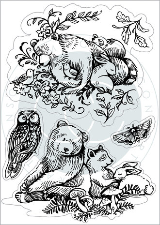 Craft Consortium In The Forest Clear Stamps Friendship (CCSTMP074) (OUTLET)
