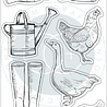 Craft Consortium Gardeners Delight Clear Stamps (CCSTMP079) (OUTLET)