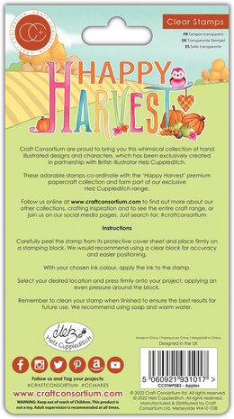 Craft Consortium Happy Harvest Clear Stamps Apples (CCSTMP083) (OUTLET)