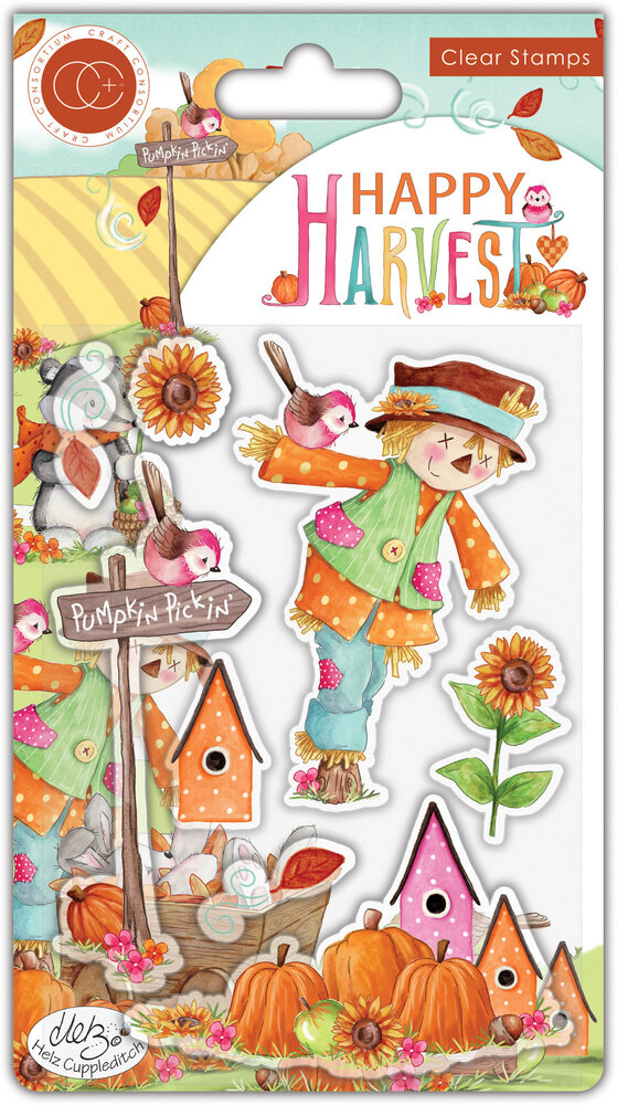 Craft Consortium Happy Harvest Clear Stamps Sunflower (CCSTMP084) (OUTLET)