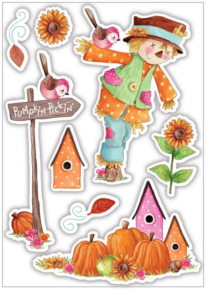 Craft Consortium Happy Harvest Clear Stamps Sunflower (CCSTMP084) (OUTLET)