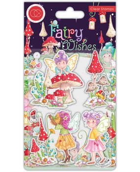 Craft Consortium Fairy Wishes Clear Stamps Flowers (CCSTMP088) (OUTLET)