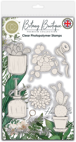 Craft Consortium Botany Boutique Clear Stamps Cactus (CCSTMP092) (OUTLET)