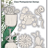 Craft Consortium Botany Boutique Clear Stamps Cactus (CCSTMP092) (OUTLET)