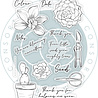 Craft Consortium Botany Boutique Clear Stamps Orchid (CCSTMP093) (OUTLET)