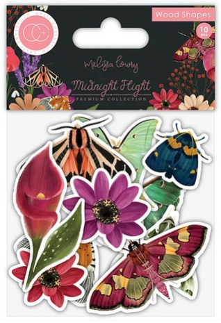 Craft Consortium Midnight Flight Wood shapes (CCWDNS017) (OUTLET)