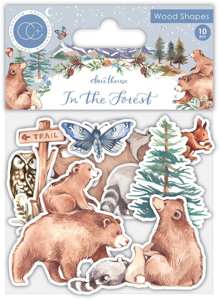 Craft Consortium In The Forest Wood Shapes (CCWDNS018) (OUTLET)