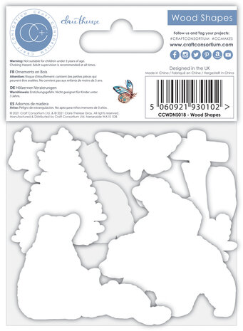 Craft Consortium In The Forest Wood Shapes (CCWDNS018) (OUTLET)