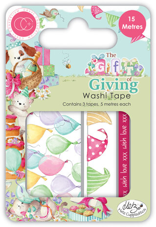 Craft Consortium The Gift of Giving Washi Tape (CCWTP006) (OUTLET)