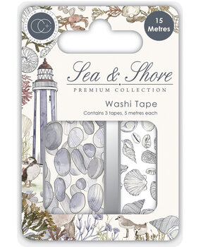 Craft Consortium Sea & Shore Washi Tape (CCWTPE011) (OUTLET)