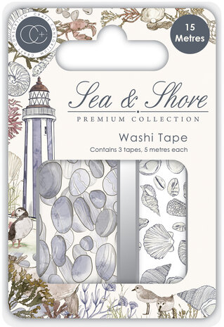 Craft Consortium Sea & Shore Washi Tape (CCWTPE011) (OUTLET) Craft Consortium Sea & Shore Washi Tape (CCWTPE011) (OUTLET)