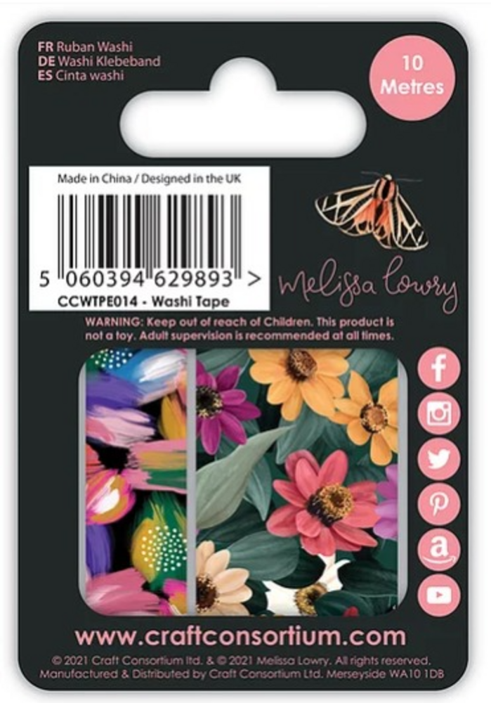Craft Consortium Midnight Flight Washi Tape (CCWTPE014) (OUTLET)