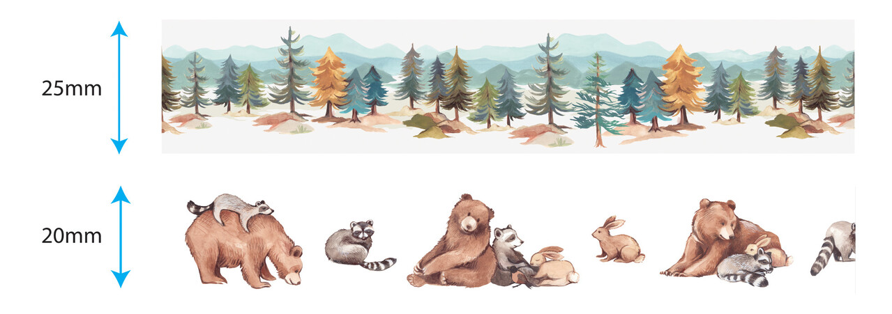 Craft Consortium In The Forest Washi Tape (CCWTPE015) (OUTLET)