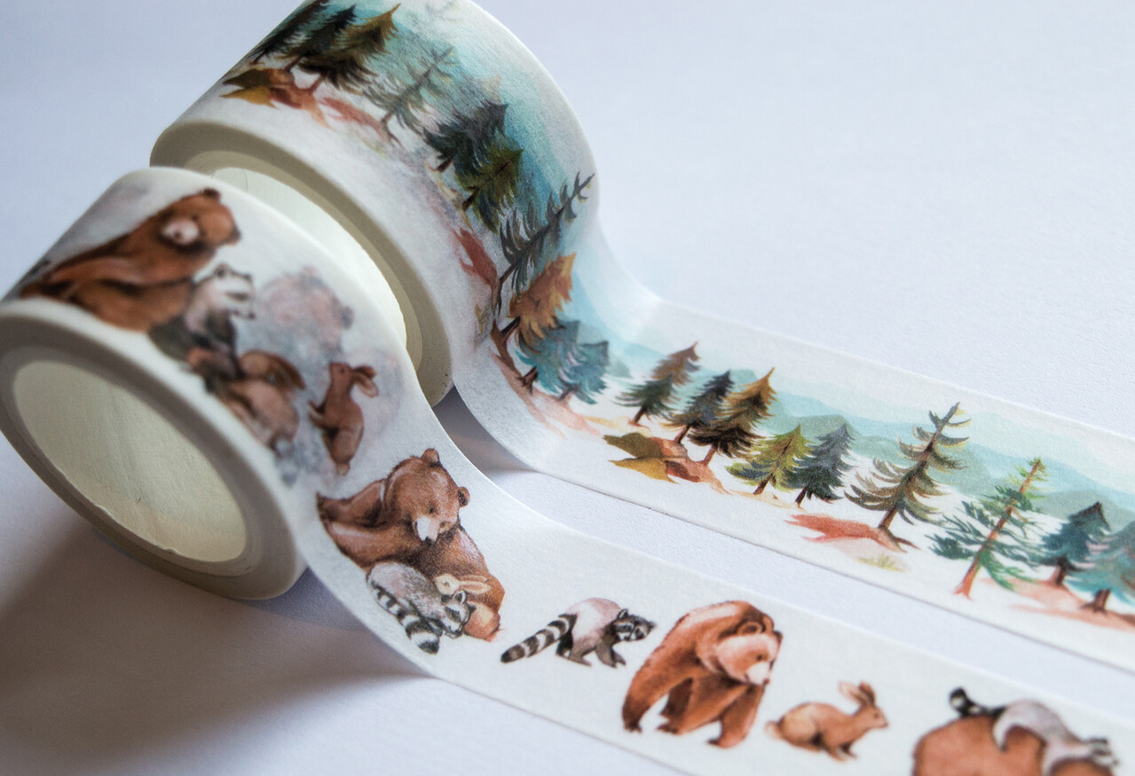 Craft Consortium In The Forest Washi Tape (CCWTPE015) (OUTLET)