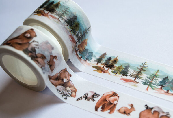 Craft Consortium In The Forest Washi Tape (CCWTPE015) (OUTLET)