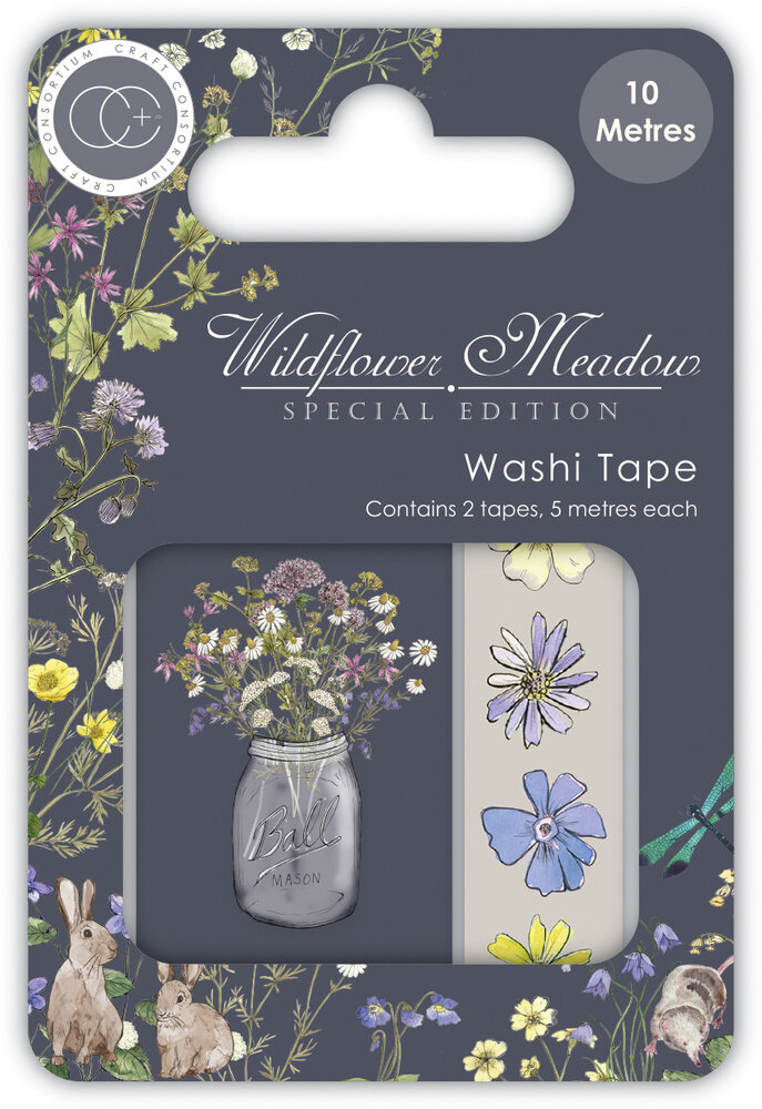 Craft Consortium Wildflower Meadow Special Edition Washi Tape (CCWTPE017) (OUTLET)