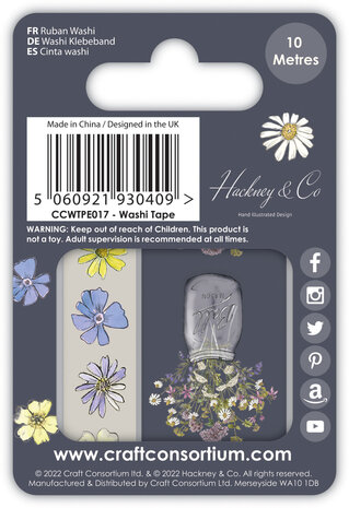 Craft Consortium Wildflower Meadow Special Edition Washi Tape (CCWTPE017) (OUTLET)