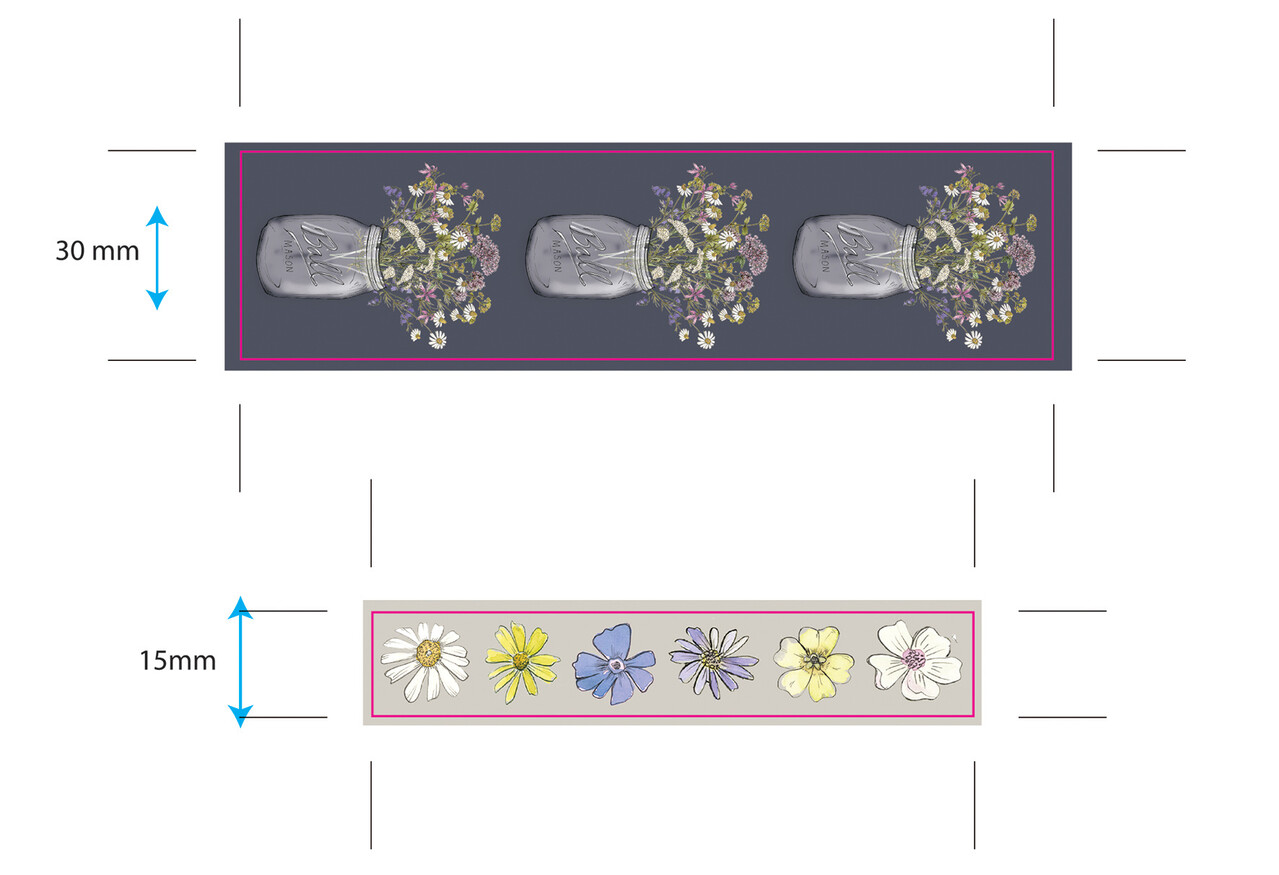 Craft Consortium Wildflower Meadow Special Edition Washi Tape (CCWTPE017) (OUTLET)
