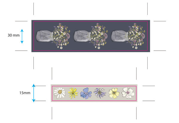 Craft Consortium Wildflower Meadow Special Edition Washi Tape (CCWTPE017) (OUTLET)
