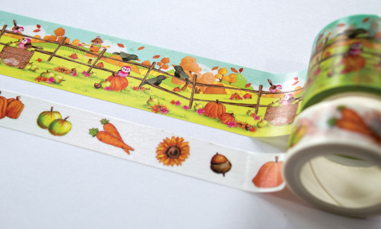 Craft Consortium Happy Harvest Washi Tape (CCWTPE020) (OUTLET)