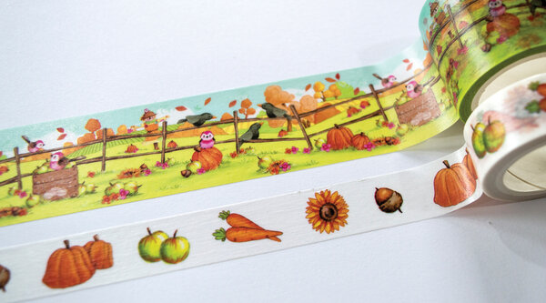 Craft Consortium Happy Harvest Washi Tape (CCWTPE020) (OUTLET)