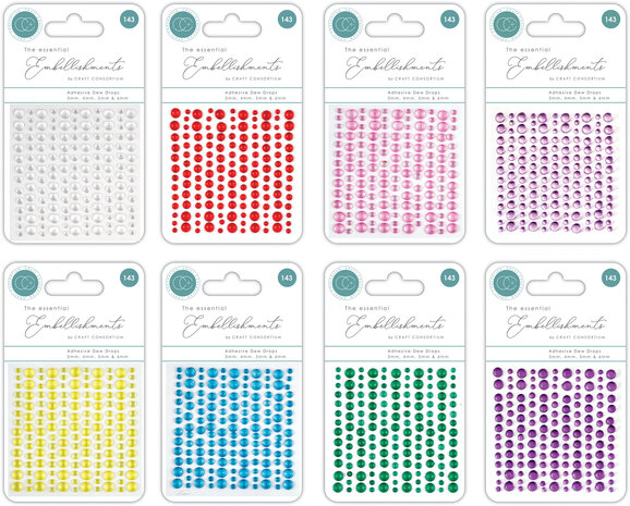 Craft Consortium Adhesive Dew Drops Lilac (CEDROP008) (OUTLET) Craft Consortium Adhesive Dew Drops Lilac (CEDROP008) (OUTLET)