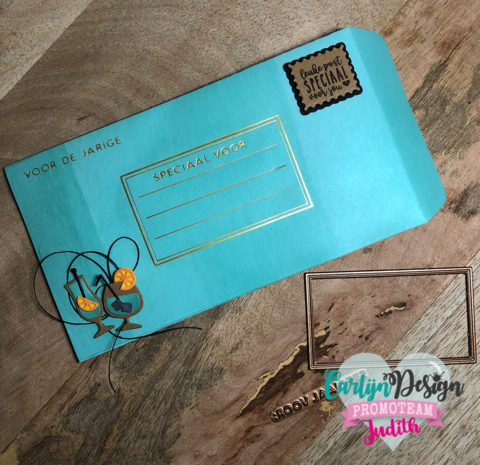 CarlijnDesign Hot Foil Leuke Post Adreslabel (CDHF-0023) (OUTLET)