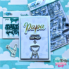 CarlijnDesign Hot Foil Papa papa (CDHF-0029) (OUTLET)