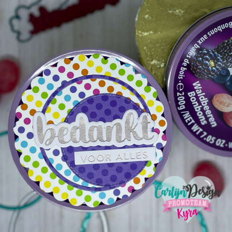 CarlijnDesign Hot Foil Super Bedankt (CDHF-0035) (OUTLET)