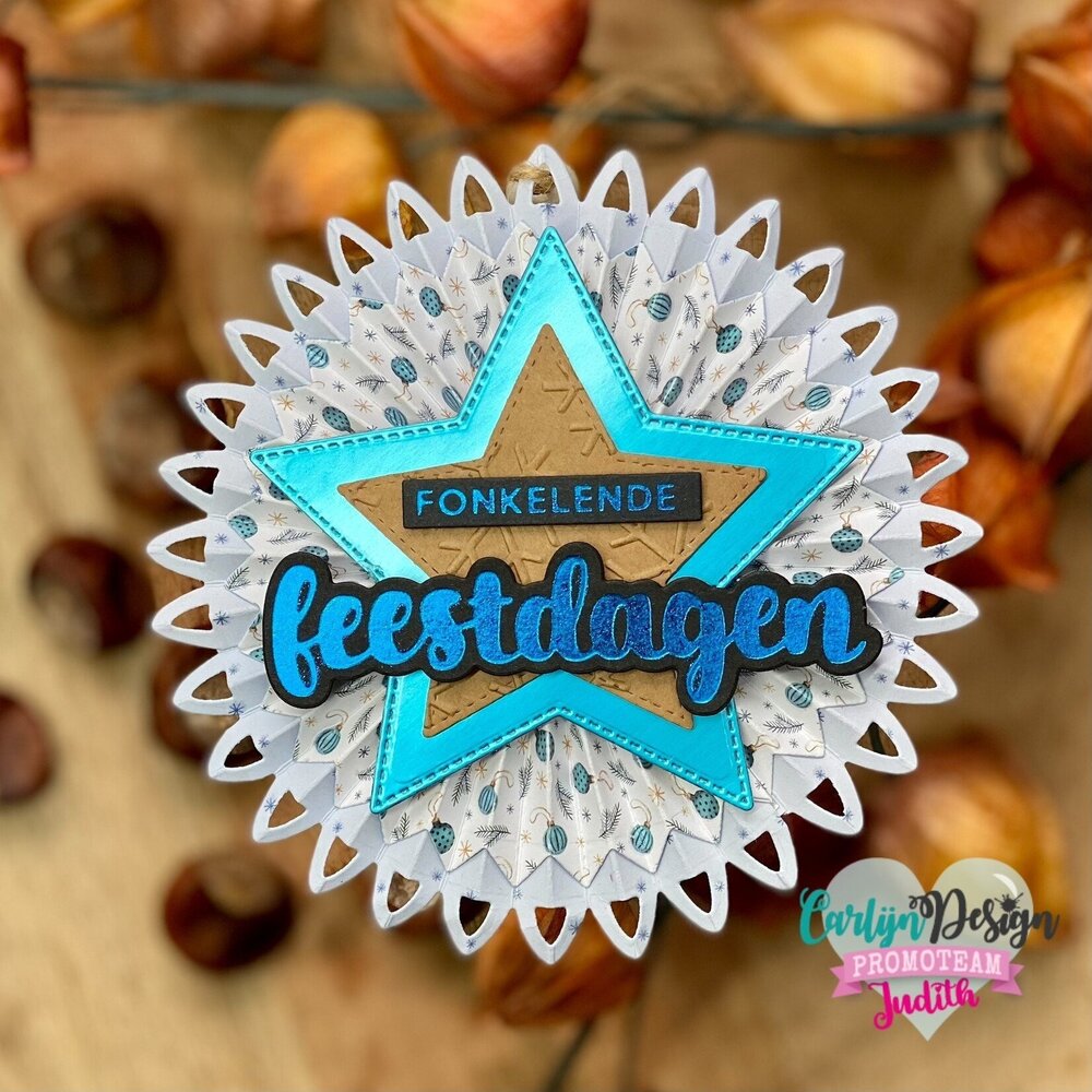 CarlijnDesign Hot Foil Prettige Feestdagen (CDHF-0042) (OUTLET)