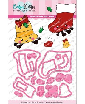 CarlijnDesign Snijmallen Jolly Jingles 2 (CDJD-0042) (OUTLET)