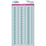 CarlijnDesign Stencil Slimline Randen 1 (CDSC-0014) (OUTLET)