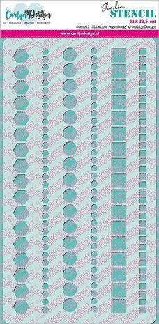 CarlijnDesign Stencil Slimline Randen 1 (CDSC-0014) (OUTLET) CarlijnDesign Stencil Slimline Randen 1 (CDSC-0014) (OUTLET)