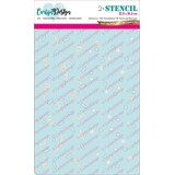 CarlijnDesign Stencil A6 Confetti (CDSC-0024) (OUTLET)