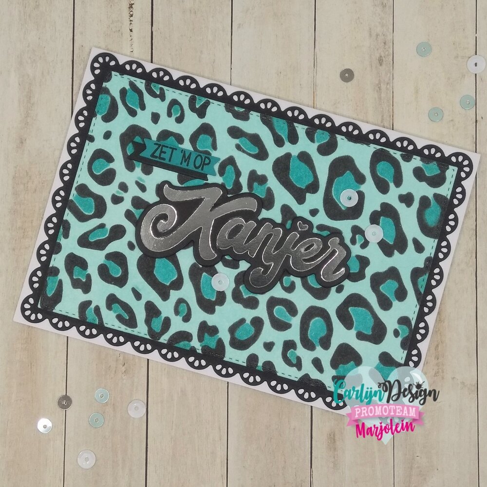 CarlijnDesign Stencil A6 Panter (CDSC-0025) (OUTLET)