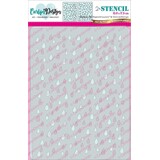 CarlijnDesign Stencil A6 Regendruppels (CDSC-0027) (OUTLET)