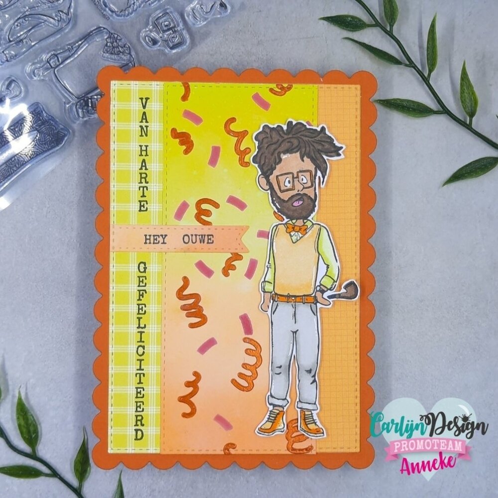 CarlijnDesign Mooie Mensen Vader Stempels (CDSL-0002) (OUTLET)