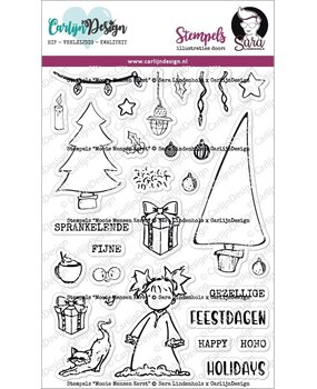 CarlijnDesign Stempels Mooie Mensen Kerst (CDSL-0004) (OUTLET)