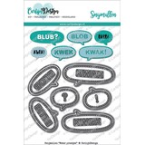 CarlijnDesign Snijmallen Water Praatjes (CDSN-0018) (OUTLET)