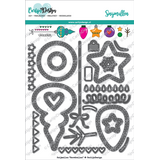 CarlijnDesign Snijmallen Kerstballen (CDSN-0028) (OUTLET)