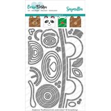 CarlijnDesign Snijmallen Knuffelkaart Beer Panda Kikker (CDSN-0069) (OUTLET)