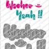 CarlijnDesign Snijmallen Woohoo Yeah (CDSN-0118) (OUTLET)