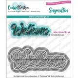 CarlijnDesign Snijmallen Grote Teksten 5 Welkom (CDSN-0156) (OUTLET)