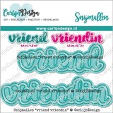 CarlijnDesign Snijmallen Vriend Vriendin (CDSN-0177) (OUTLET)