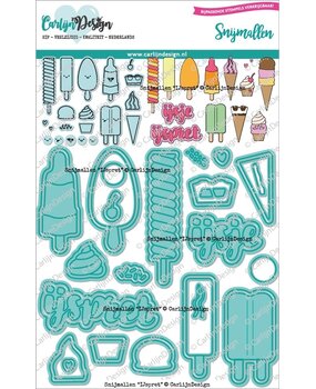 CarlijnDesign Snijmallen Ijspret (CDSN-0179) (OUTLET)